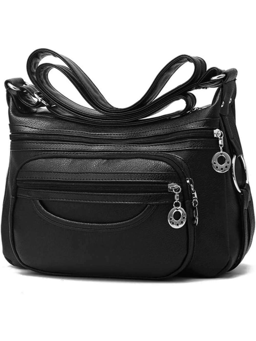 Stylish Lightweight Leather Crossbody Bag for Women - Versatile Shoulder Purse